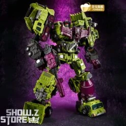 Jinbao DF03 Builder.D Devastator Green Version Set Of 6 Oversized Version -Cheap Toy Store 0591167074
