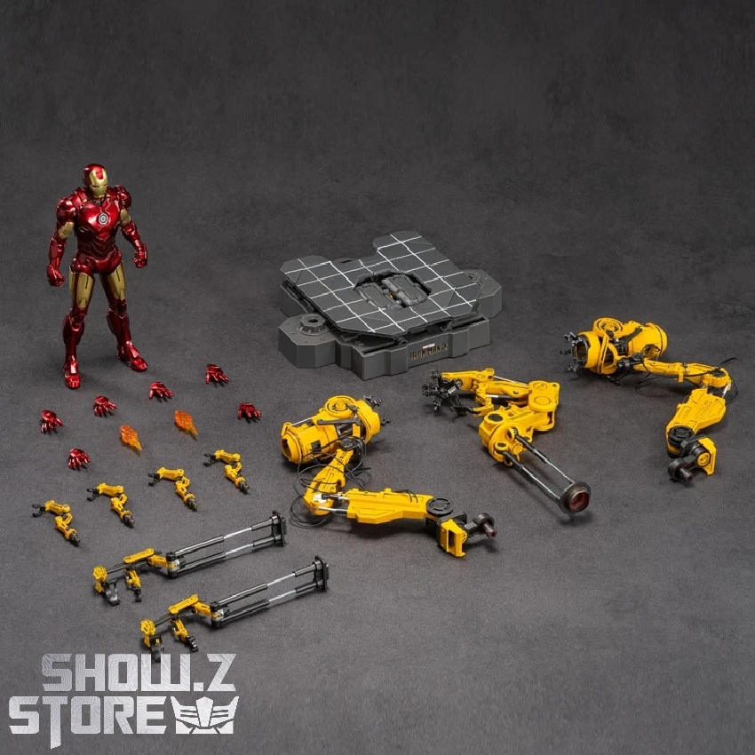 ZT Toys 1/10 Iron Man Mark 4 W/ Suit-Up Gantry Action Figure Set 6 ZT Toys 1/10 Iron Man Mark 4 W/ Suit-Up Gantry Action Figure Set - Image 4