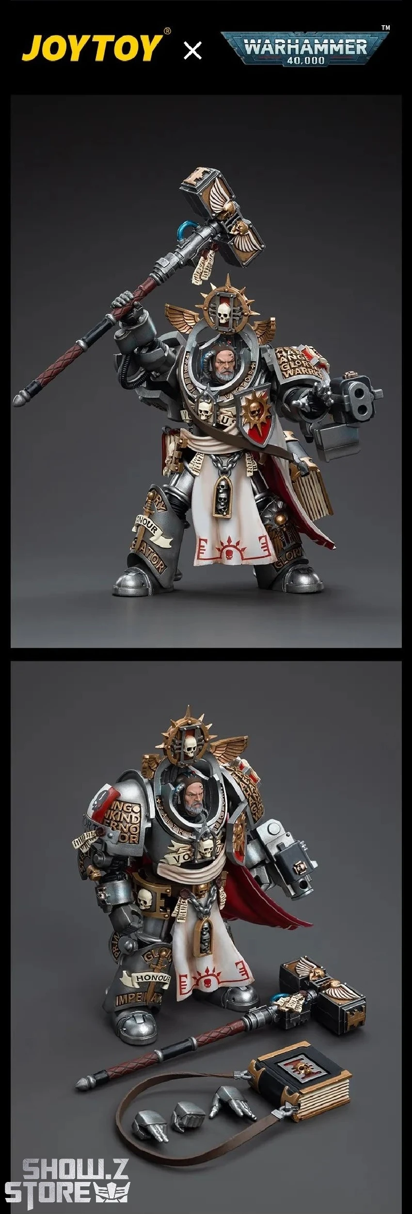 JoyToy Source 1/18 Warhammer 40K Grey Knights Grand Master Voldus 18 JoyToy Source 1/18 Warhammer 40K Grey Knights Grand Master Voldus - Image 16
