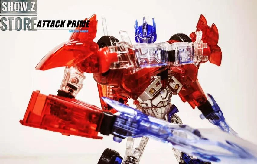 APC Toys APC-001 Attack Prime TFP Optimus Prime Clear Version W/ Black Wheels 19 APC Toys APC-001 Attack Prime TFP Optimus Prime Clear Version W/ Black Wheels - Image 17