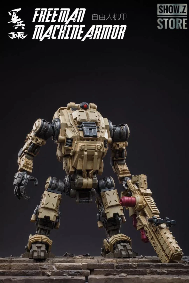 JoyToy Source Acid Rain 1/18 Freeman Machine Armor W/ Pilot Mechas & Soldiers Figure Set Desert Brown Version 18 JoyToy Source Acid Rain 1/18 Freeman Machine Armor W/ Pilot Mechas & Soldiers Figure Set Desert Brown Version - Image 16