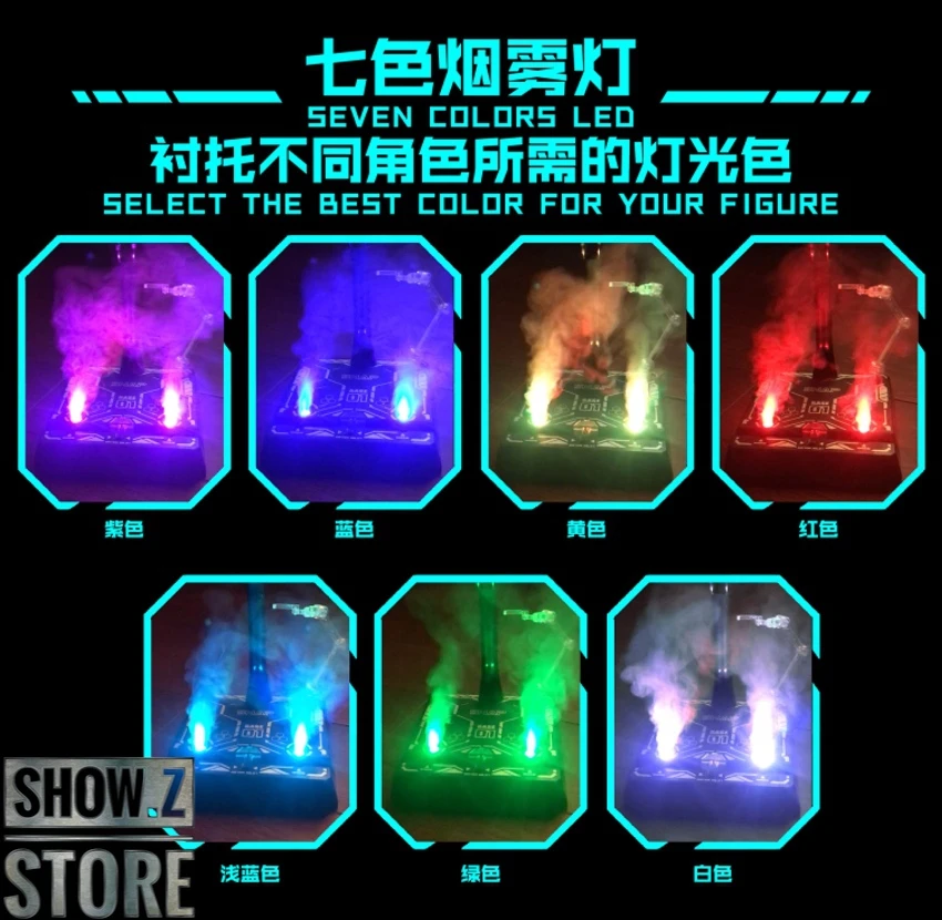 SNAP Remote Smoke Display Stand W/ LED Gold Version 6 SNAP Remote Smoke Display Stand W/ LED Gold Version - Image 4