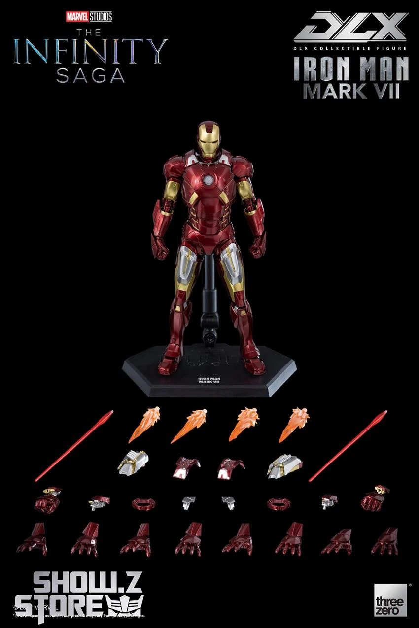 Threezero 1/12 Marvel Studio The Infinity Saga DLX Iron Man Mark 7 12 Threezero 1/12 Marvel Studio The Infinity Saga DLX Iron Man Mark 7 - Image 10