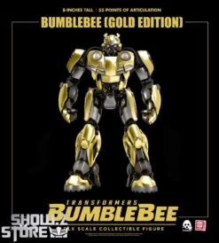 Threezero & Hasbro 3Z0294-EX Bumblebee Golden Version -Cheap Toy Store 266be6e4d5