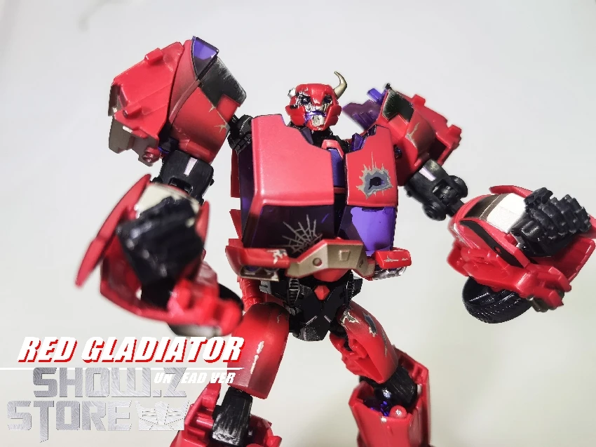 APC Toys Red Gladiator TFP Cliffjumper Zombie Version 13 APC Toys Red Gladiator TFP Cliffjumper Zombie Version - Image 11