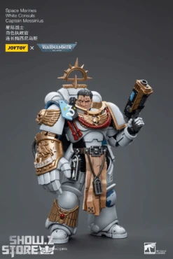 JoyToy Source 1/18 Warhammer 40K Space Marines White Consuls Captain Messinius -Cheap Toy Store 35e5af1201