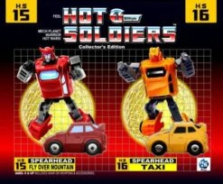 Mech Planet Hot Soldiers HS-15 Cliffjumper & HS-16 Hubcup Set Of 2 -Cheap Toy Store 3a5b08fad8