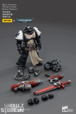 JoyToy Source 1/18 Warhammer 40K Black Templars Primaris Initiate Brother Raemont -Cheap Toy Store 3a7fc0f0ce