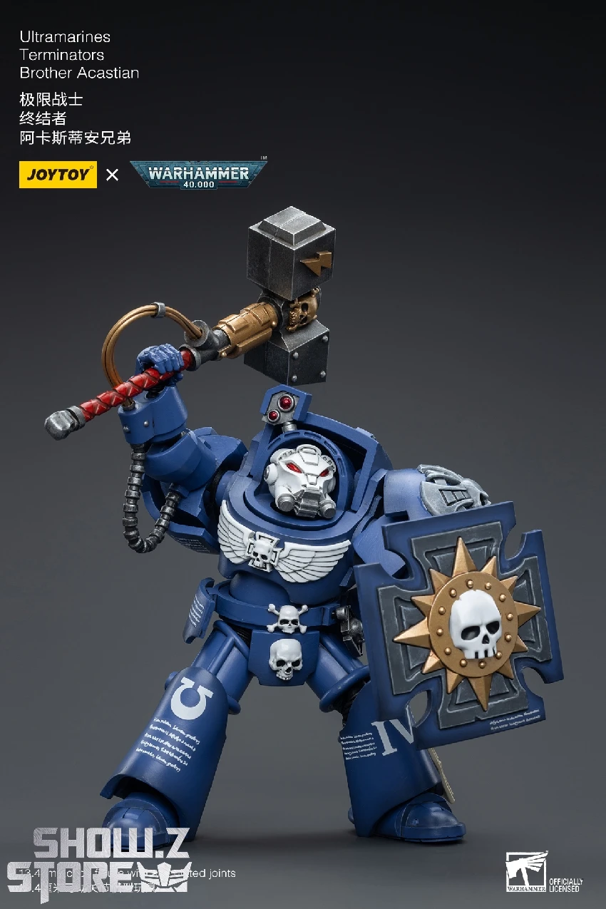 JoyToy Source 1/18 Warhammer 40K Ultramarines Terminators Brother Acastian 9 JoyToy Source 1/18 Warhammer 40K Ultramarines Terminators Brother Acastian - Image 7