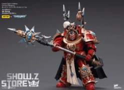 JoyToy Source 1/18 Warhammer 40K ChaoSpace Marines Crimson Slaughter Sorcerer Lord In Terminator Armour -Cheap Toy Store 450a05a031