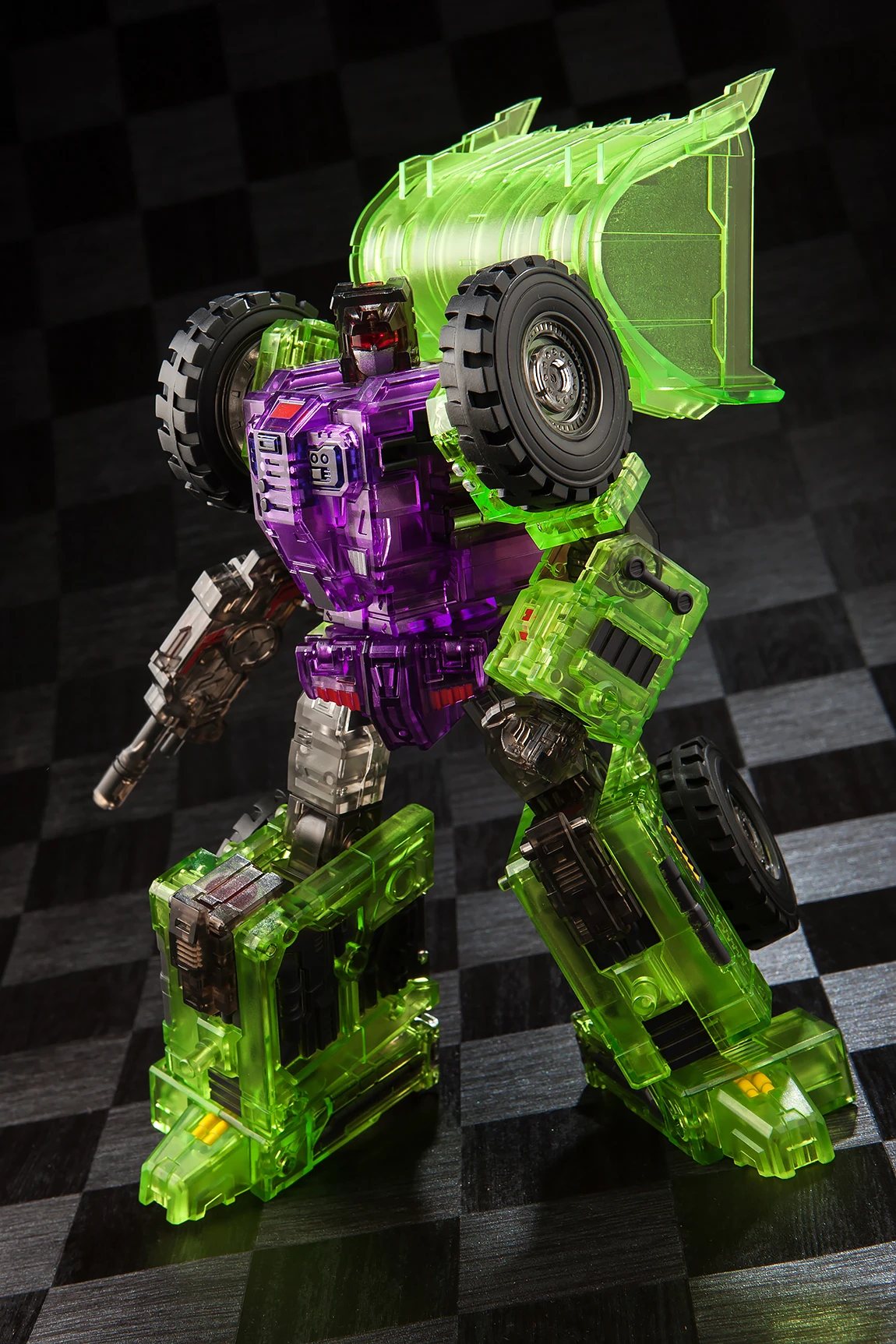 Toyworld TW-C07C Constructor Devastator Clear Version Full Set Of 6 Figures TW-07C Clear Constructor 11 Toyworld TW-C07C Constructor Devastator Clear Version Full Set Of 6 Figures TW-07C Clear Constructor - Image 9