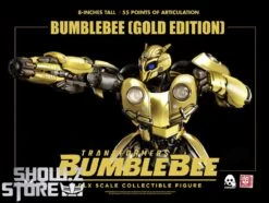 Threezero & Hasbro 3Z0294-EX Bumblebee Golden Version -Cheap Toy Store 4bbf81e3f2