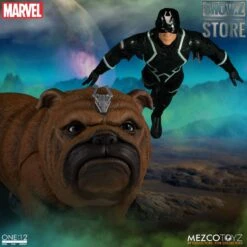 MEZCO Toyz One:12 Black Bolt & Lockjaw Two-Pack -Cheap Toy Store 51543ece2f