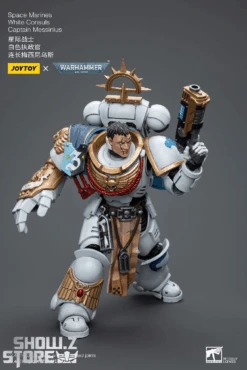 JoyToy Source 1/18 Warhammer 40K Space Marines White Consuls Captain Messinius -Cheap Toy Store 53a85be771