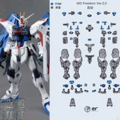 Point Factory Studio Metal Parts For Bandai MG ZGMF-X10A Freedom Gundam Ver. 2.0 11 Point Factory Studio Metal Parts For Bandai MG ZGMF-X10A Freedom Gundam Ver. 2.0 -Cheap Toy Store 543897c9ac