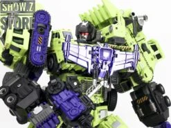 Generation Toy GT-99 Gravity Builder Devastator Metallic Painted Limited Version W/ Upgrade Kit -Cheap Toy Store 5611740e54