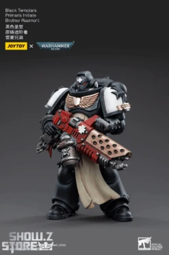 JoyToy Source 1/18 Warhammer 40K Black Templars Primaris Initiate Brother Raemont -Cheap Toy Store 5611e06a18