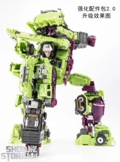 Jinbao Upgrade Kits For Devastator Gravity Builder Green Version -Cheap Toy Store 58870efda5