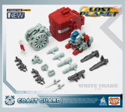 MechFansToys Lost Planet Coast Guard CG01 White Shark & CG02 Red Dragon 22 MechFansToys Lost Planet Coast Guard CG01 White Shark & CG02 Red Dragon -Cheap Toy Store 59d1e6c457