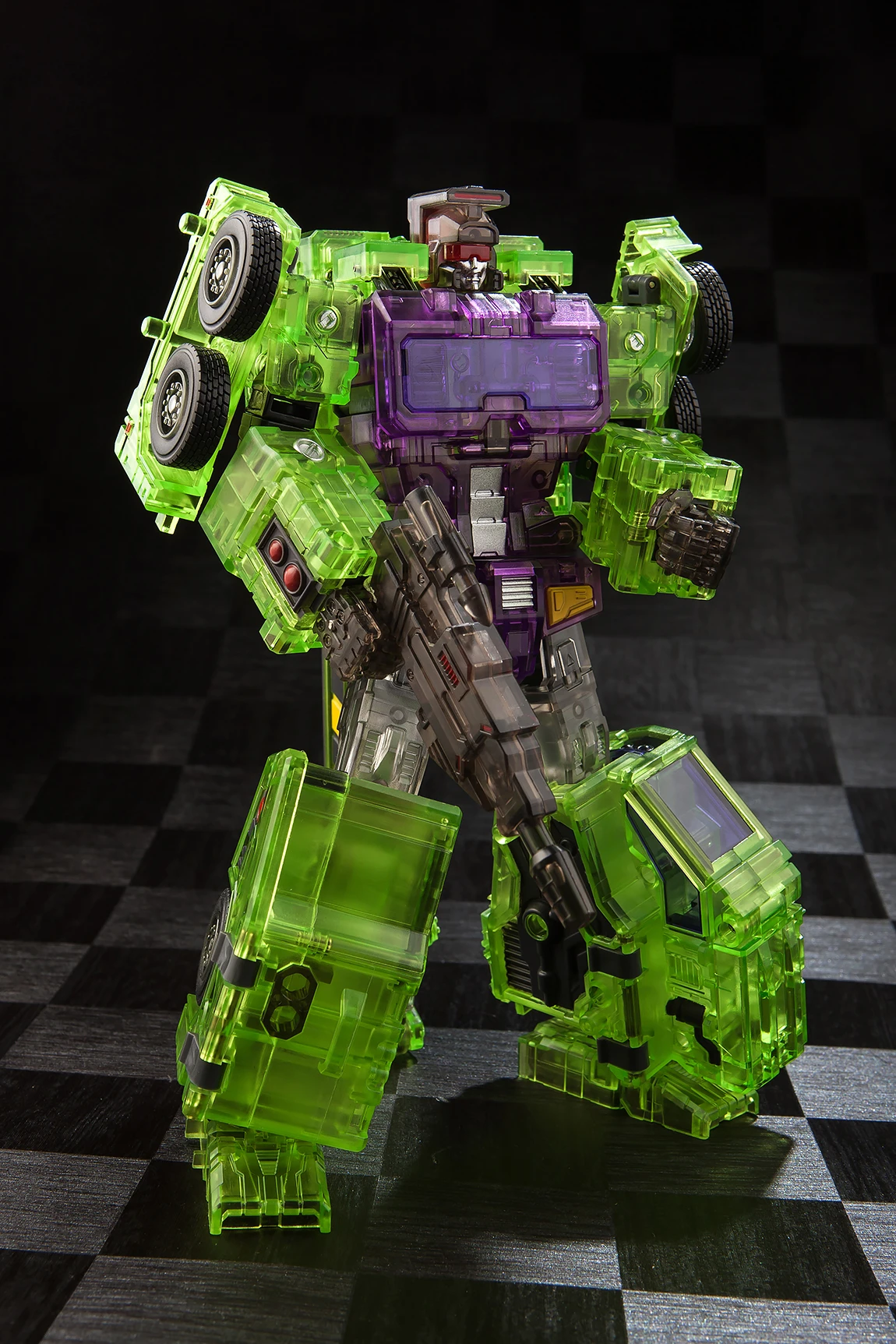 Toyworld TW-C07C Constructor Devastator Clear Version Full Set Of 6 Figures TW-07C Clear Constructor 9 Toyworld TW-C07C Constructor Devastator Clear Version Full Set Of 6 Figures TW-07C Clear Constructor - Image 7