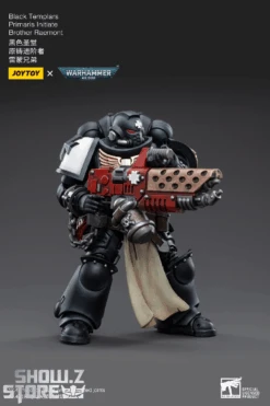 JoyToy Source 1/18 Warhammer 40K Black Templars Primaris Initiate Brother Raemont -Cheap Toy Store 656e778655