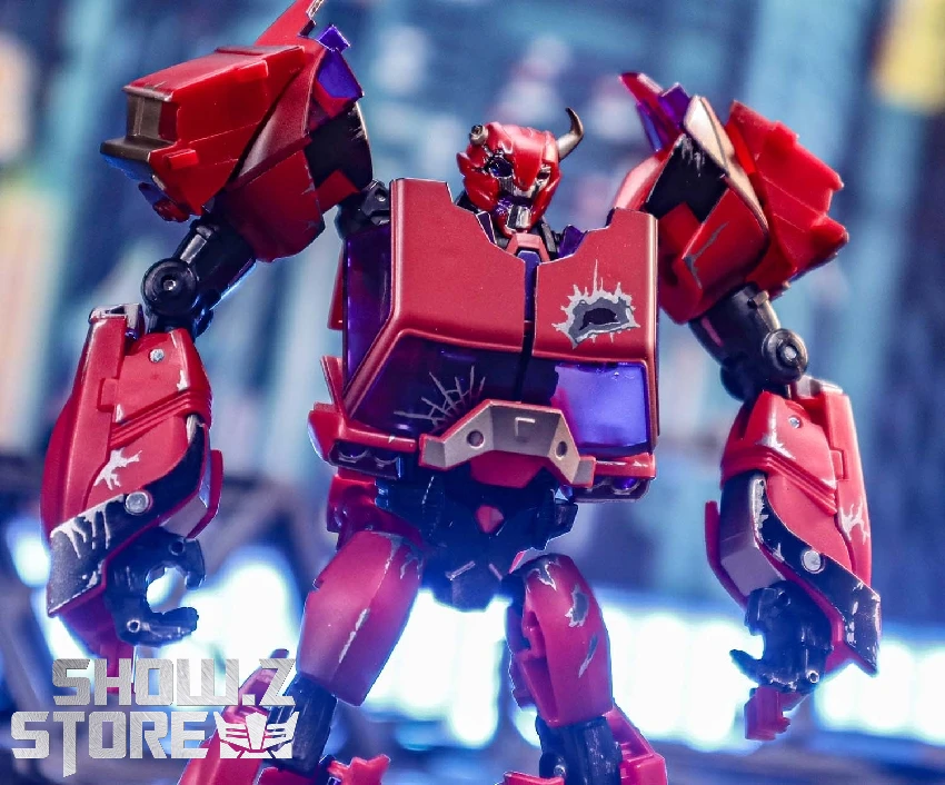 APC Toys Red Gladiator TFP Cliffjumper Zombie Version 18 APC Toys Red Gladiator TFP Cliffjumper Zombie Version - Image 16