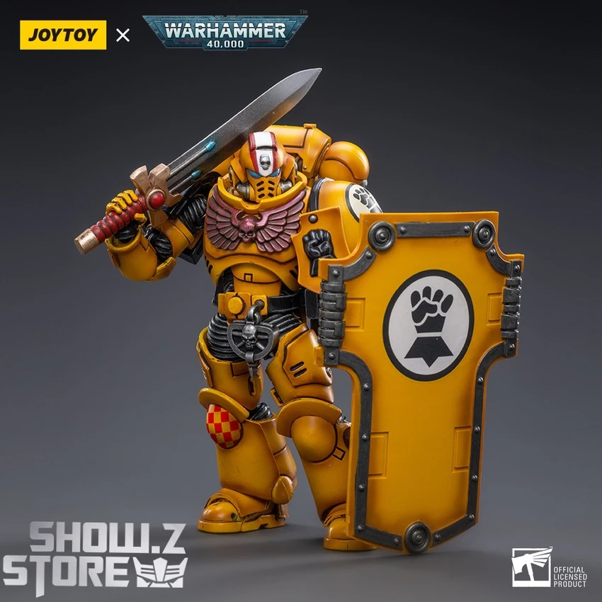 JoyToy Source 1/18 Warhammer 40K Imperial Fists Intercessors Primaris Lieutenant Naviaz 4 JoyToy Source 1/18 Warhammer 40K Imperial Fists Intercessors Primaris Lieutenant Naviaz - Image 2