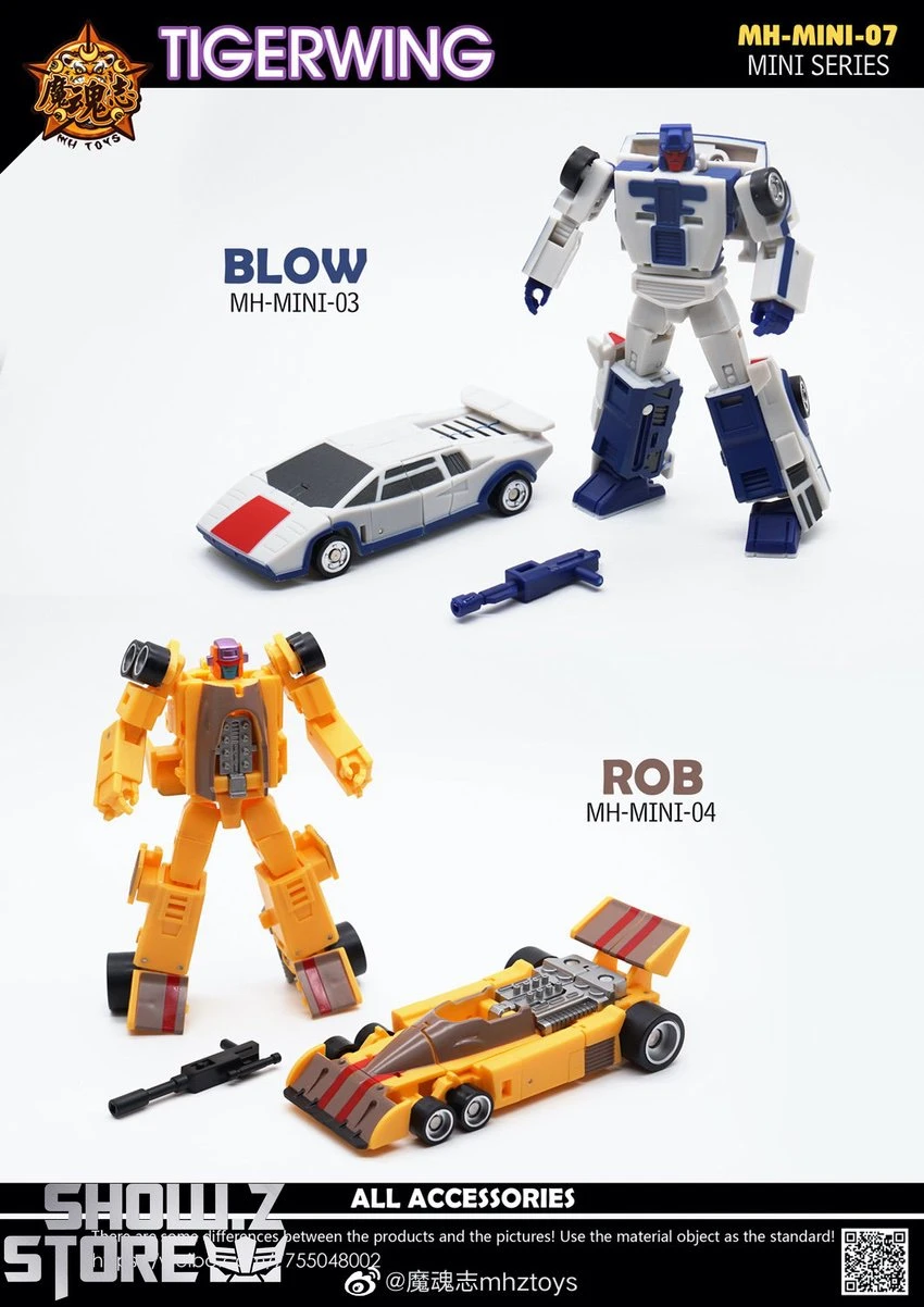 MHZ Toys MINI-07 Tigerwing Menasor Combiner Set Of 5 Oversized Version 8 MHZ Toys MINI-07 Tigerwing Menasor Combiner Set Of 5 Oversized Version - Image 6