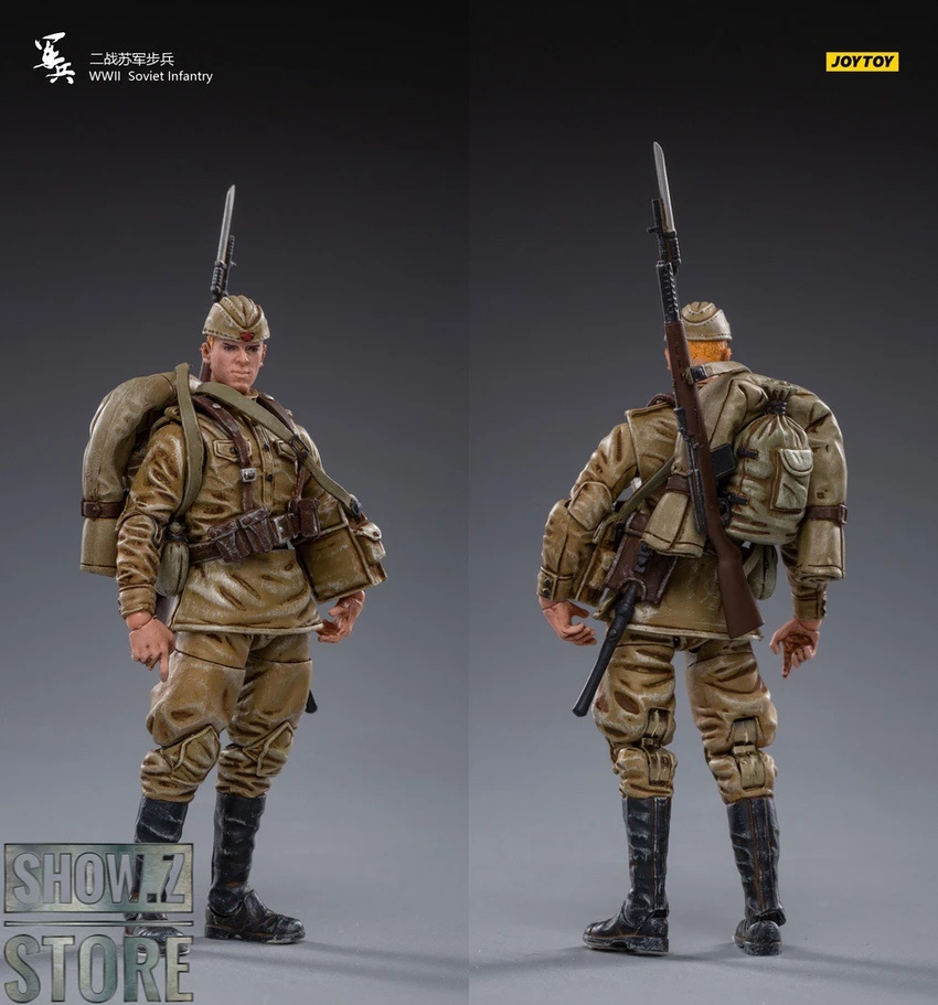 JoyToy Source 1/18 WWII Soviet Infantry Set Of 5 16 JoyToy Source 1/18 WWII Soviet Infantry Set Of 5 - Image 14