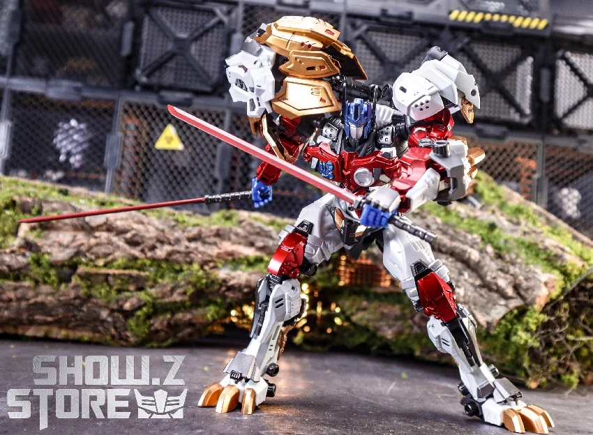 NeoArt Toys Dual Form Leonidas White Lion 7 NeoArt Toys Dual Form Leonidas White Lion - Image 5