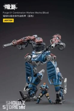 JoyToy Source 1/25 Purge 01 Combination Warfare Mecha Blue Version W/ Pilot -Cheap Toy Store 7f6e08ea53