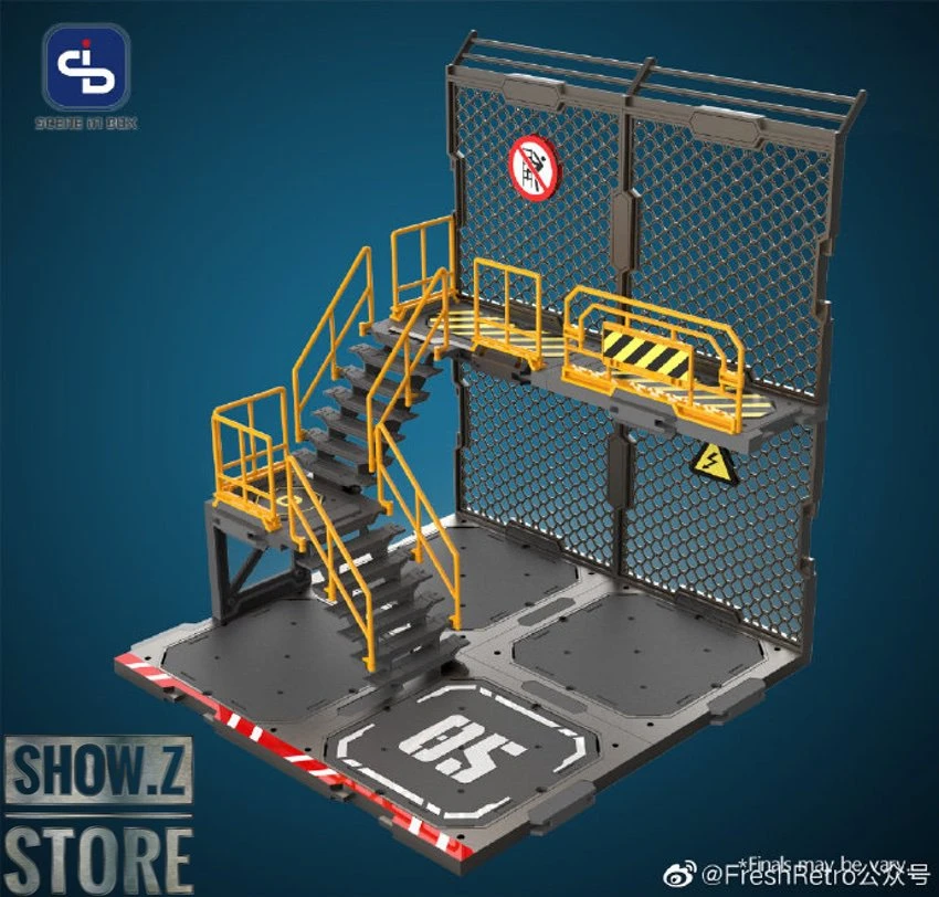 FreshRetro 1/18 1/24 SIB05 Scene In Box Iron Net Base-A Model Kit 7 FreshRetro 1/18 1/24 SIB05 Scene In Box Iron Net Base-A Model Kit - Image 5