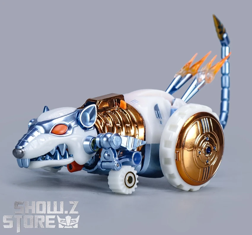 TransArt BWM-07G TransMetal Rattrap White Version 8 TransArt BWM-07G TransMetal Rattrap White Version - Image 6