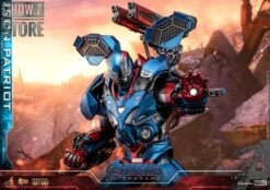 Hot Toys HotToys HT MMS547D34 1/6 Avengers: Endgame Iron Patriot Iron Man Collectible Figure -Cheap Toy Store 8722384480