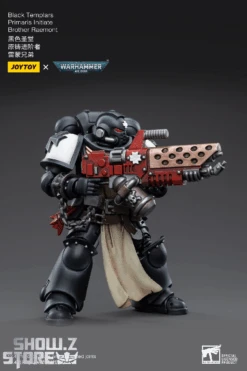 JoyToy Source 1/18 Warhammer 40K Black Templars Primaris Initiate Brother Raemont -Cheap Toy Store 8748b64262