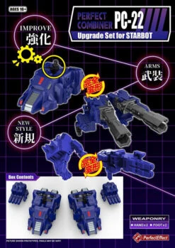 Perfect Effect PC-22 Perfect Combiner Upgrade Kit For POTP Starscream -Cheap Toy Store 87939d710d