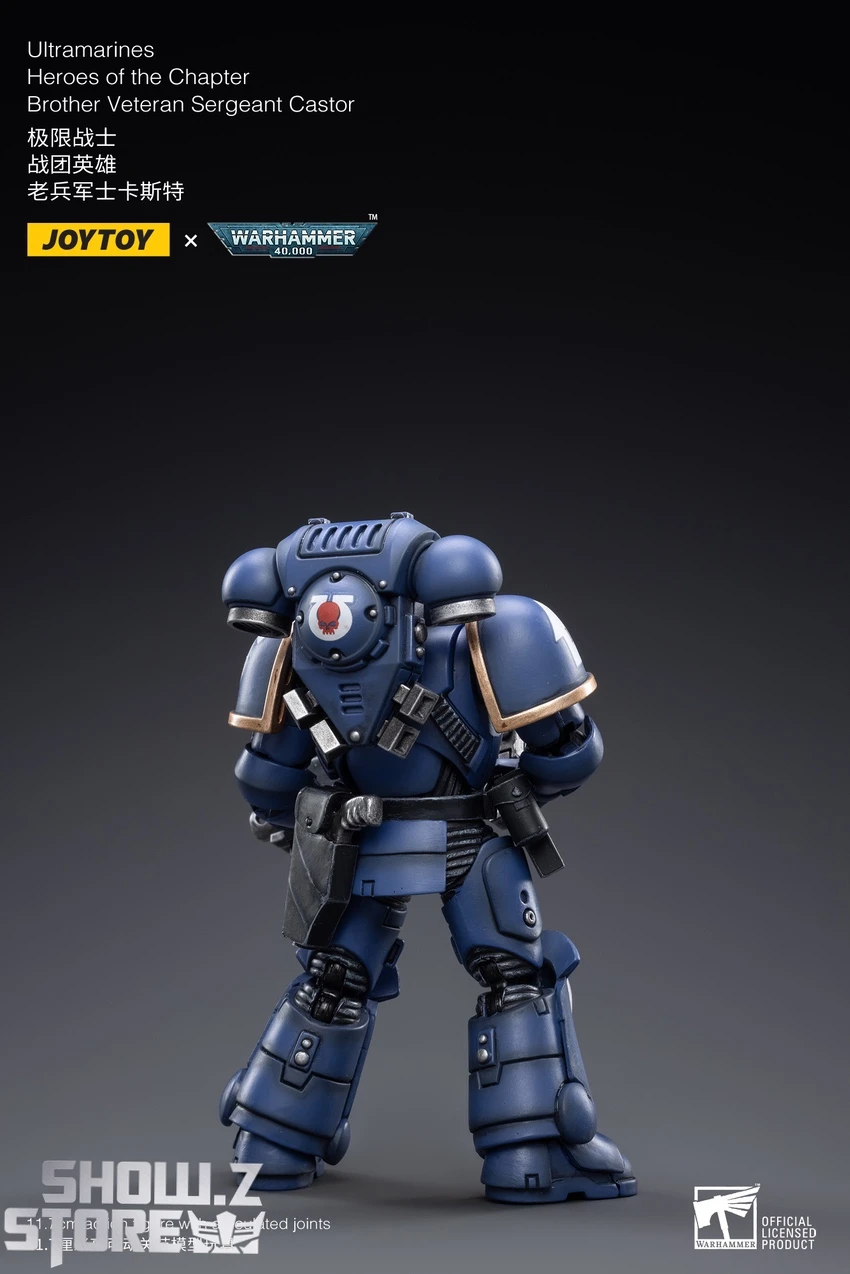 JoyToy Source 1/18 Warhammer 40K Ultramarines Heroes Of The Chapter Brother Veteran Sergeant Castor 9 JoyToy Source 1/18 Warhammer 40K Ultramarines Heroes Of The Chapter Brother Veteran Sergeant Castor - Image 7