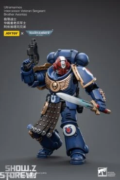 JoyToy Source 1/18 Warhammer 40K Ultramarines Intercessor Veteran Sergeant Brother Aeontas -Cheap Toy Store 90bed023eb