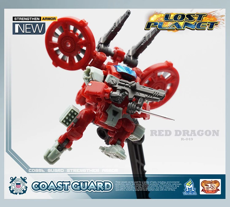 MechFansToys Lost Planet Coast Guard CG01 White Shark & CG02 Red Dragon 13 MechFansToys Lost Planet Coast Guard CG01 White Shark & CG02 Red Dragon - Image 11
