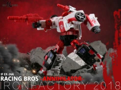 IronFactory EX-26A Racing Bros Annihilator Red Alert -Cheap Toy Store a38eccf897