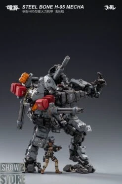 JoyToy Source 1/25 H05 Steel Bone Heavy Firepower Mecha W/ Pilot Gray Version 18 JoyToy Source 1/25 H05 Steel Bone Heavy Firepower Mecha W/ Pilot Gray Version -Cheap Toy Store a90c859b1e