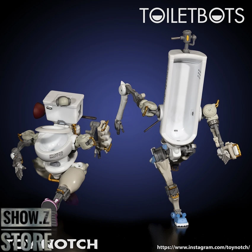 Toy Notch Fun Connection FC-01 Toiletbots Set Of 2 6 Toy Notch Fun Connection FC-01 Toiletbots Set Of 2 - Image 4