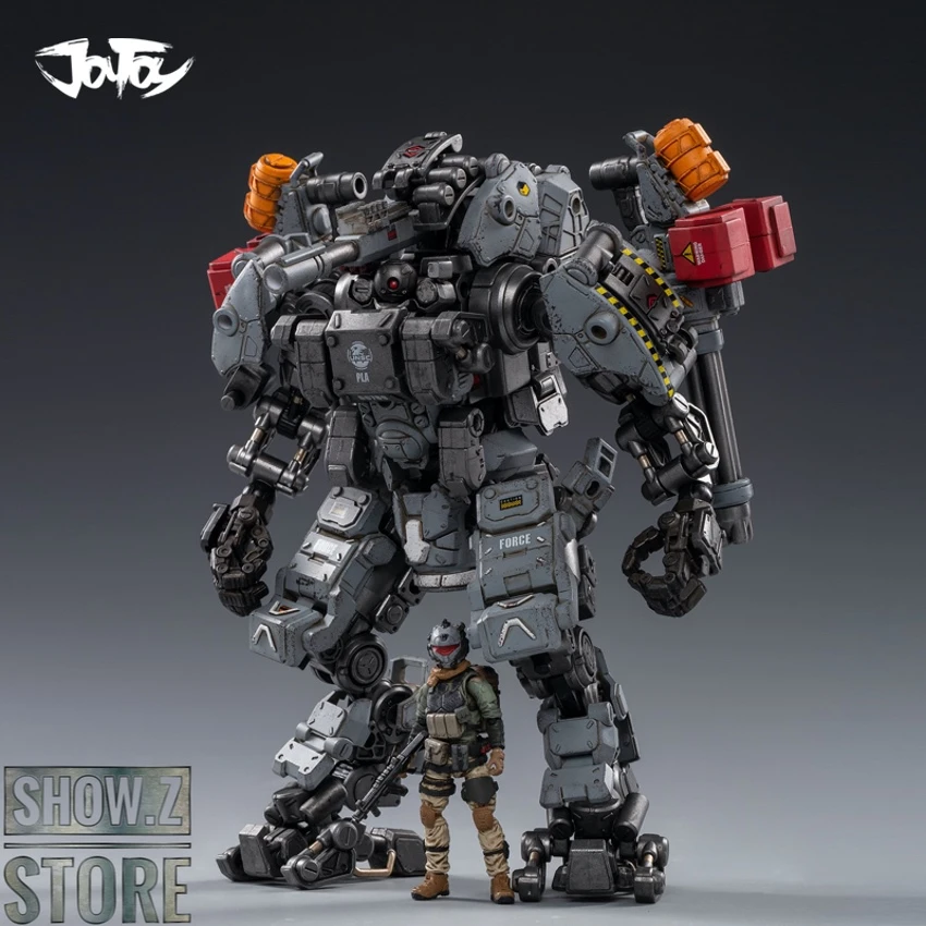 JoyToy Source 1/25 H05 Steel Bone Heavy Firepower Mecha W/ Pilot Gray Version 4 JoyToy Source 1/25 H05 Steel Bone Heavy Firepower Mecha W/ Pilot Gray Version - Image 2