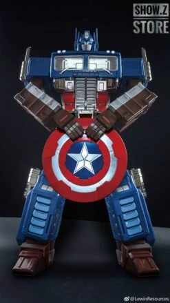 Lewin Resources LW-01A Optimus Prime Captain America Style Oversized 71cm W/ LED -Cheap Toy Store add13fc5e1