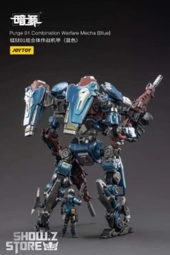 JoyToy Source 1/25 Purge 01 Combination Warfare Mecha Blue Version W/ Pilot -Cheap Toy Store b3d7677b70