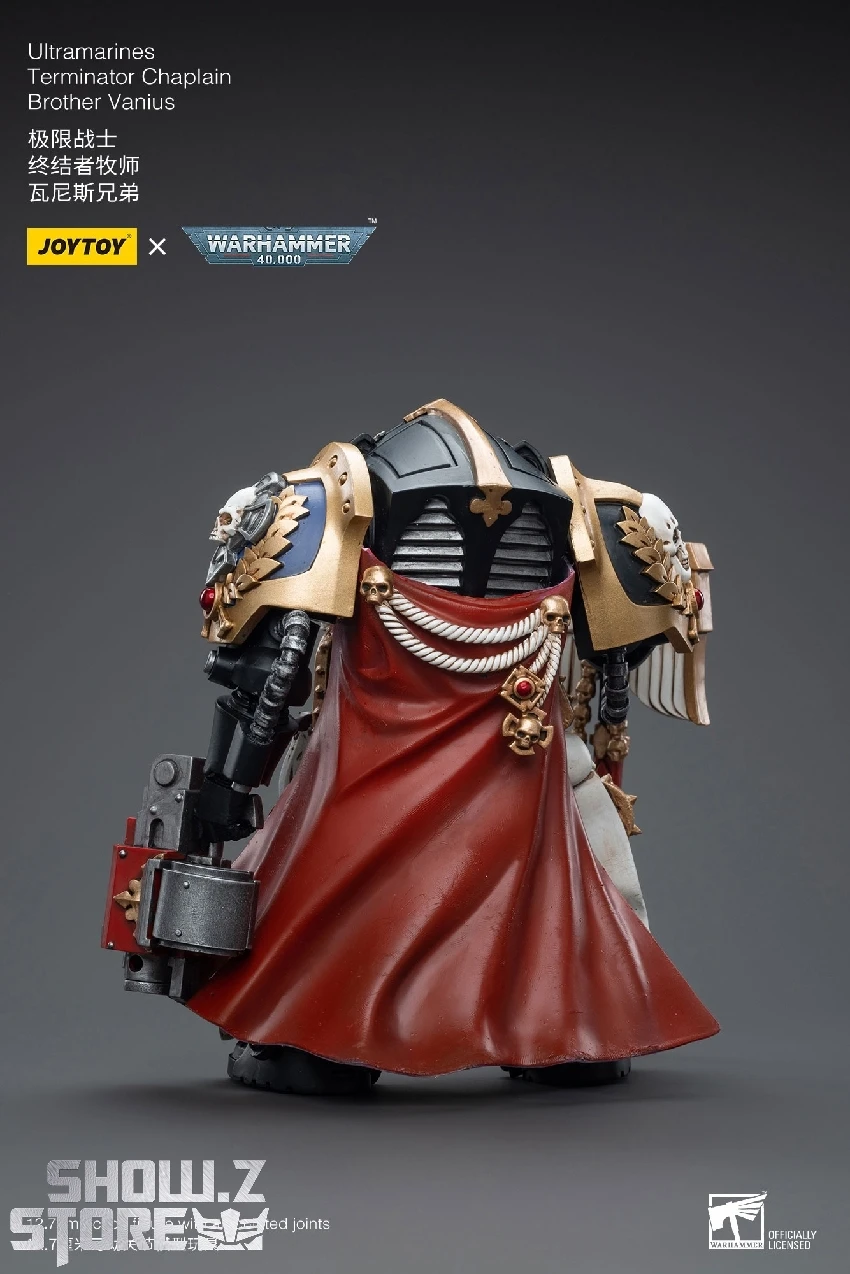 JoyToy Source 1/18 Warhammer 40k Ultramarines Terminator Chaplain Brother Vanius 5 JoyToy Source 1/18 Warhammer 40k Ultramarines Terminator Chaplain Brother Vanius - Image 3