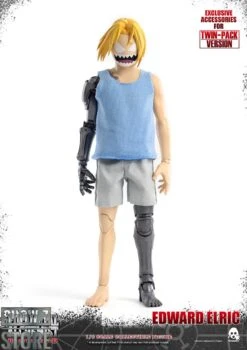 ThreeZero Toys 1/6 Fullmetal Alchemist: Brotherhood Edward & Alphonse Elric Twin-Pack -Cheap Toy Store bec9abc87c