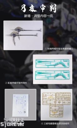 Zero_G Studio 1/100 MG Judge Gundam Model Kit Blue Version -Cheap Toy Store c24b737ef8