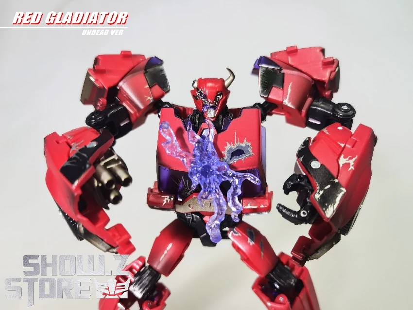 APC Toys Red Gladiator TFP Cliffjumper Zombie Version 12 APC Toys Red Gladiator TFP Cliffjumper Zombie Version - Image 10