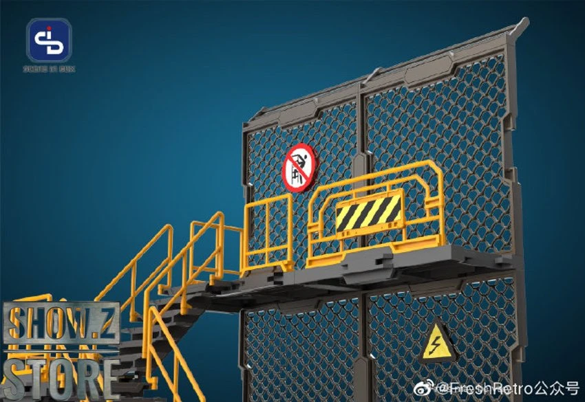 FreshRetro 1/18 1/24 SIB05 Scene In Box Iron Net Base-A Model Kit 8 FreshRetro 1/18 1/24 SIB05 Scene In Box Iron Net Base-A Model Kit - Image 6